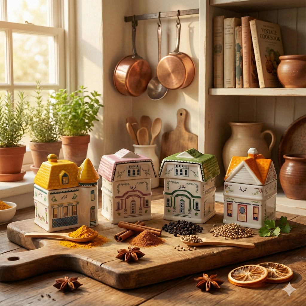 Maison Dana Ceramic Spice Jar Set