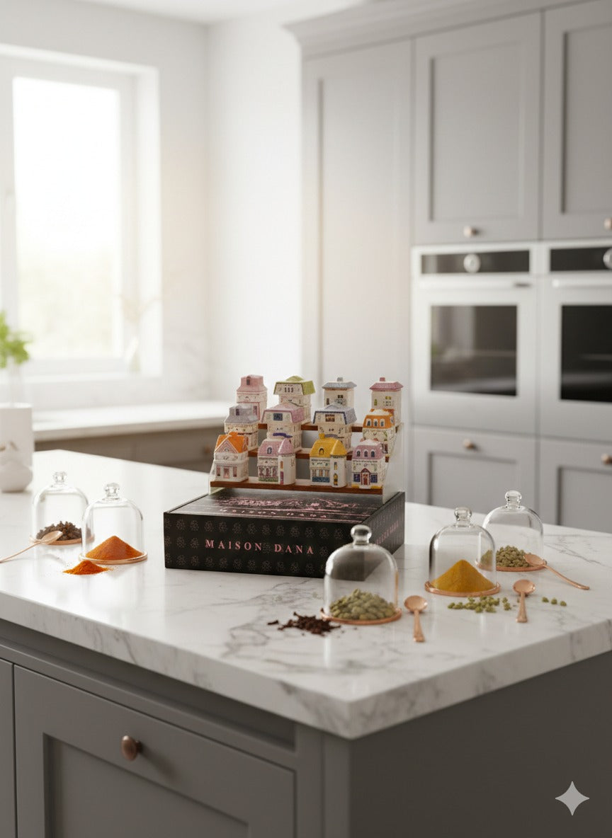 Maison Dana Ceramic Spice Jar Set