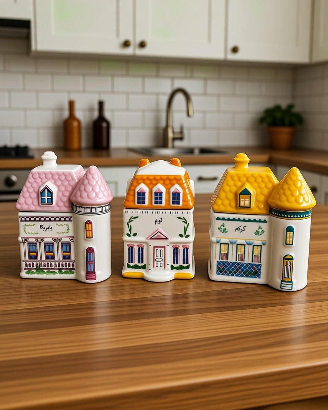 Maison Dana Ceramic Spice Jar Set