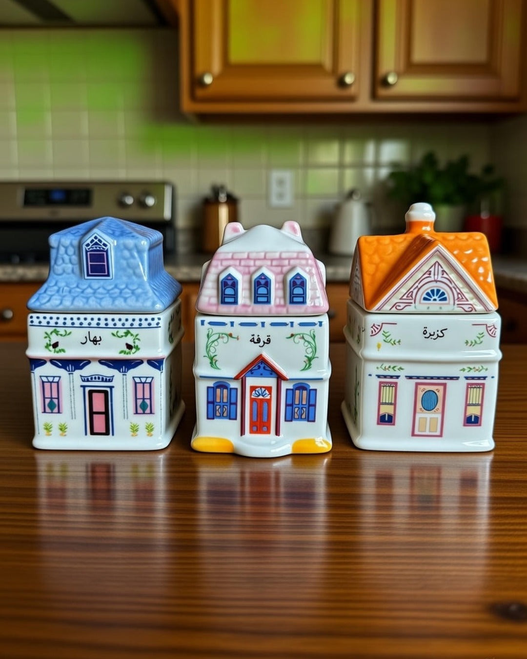 Maison Dana Ceramic Spice Jar Set